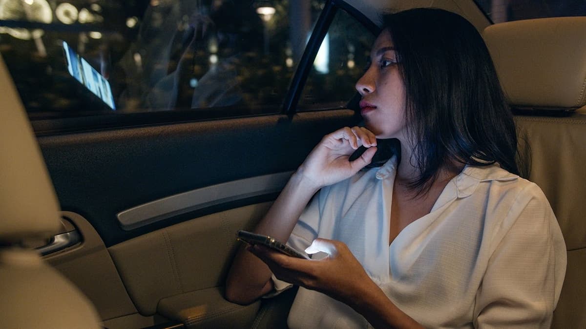 Victim seeking support after a rideshare assault